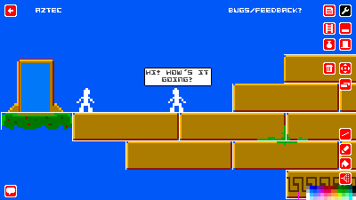 Infinite 8-bit Platformer screenshot for version 252 February 2011