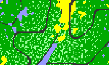 Simple noise generated RPG map