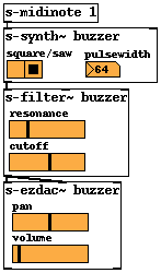 Buzzer synth